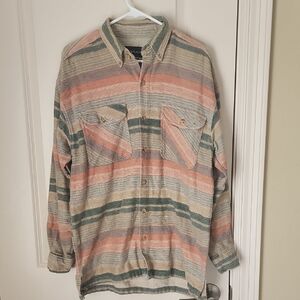 Vintage 90s Substudio 100% Cotton Striped Shirt